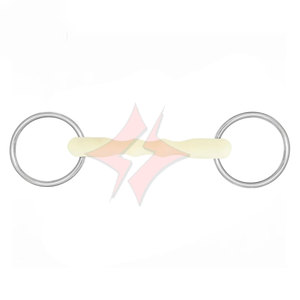 Mullen hình lỏng vòng <span class=keywords><strong>bit</strong></span> táo thơm ngựa <span class=keywords><strong>bit</strong></span> với polymer mềm Phát Ngôn thép không gỉ nhẫn nhẹ nhàng <span class=keywords><strong>snaffle</strong></span> <span class=keywords><strong>bit</strong></span> - Product Image 1
