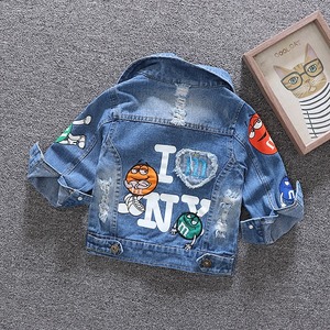 2022 Custom wholesale autumn new arrival Fashion kids children <b>baby</b> kids <b>denim</b> button <b>jacket</b> <b>denim</b> <b>jacket</b> - Product Image 3