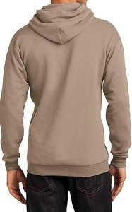 Sudaderas con capucha de alta calidad para hombre al por mayor 100% algodón de alta calidad polar liso chándales con capucha logotipo impreso personalizado para hombre - Product Image 4
