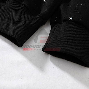 Vêtements décontractés pour femmes Sweat-shirt avec strass fabriqué au Pakistan Meilleure qualité pour adultes Sweat-shirt avec strass de haute qualité - Product Image 5