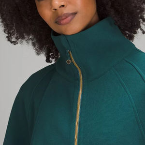 เสื้อสเวตเชิ้ต2025ผู้หญิงแขนยาวคอปกตั้งโลโก้ออกแบบได้ตามต้องการ - Product Image 3