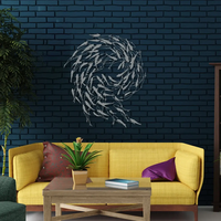 Décoration Murale Artistique en Métal de Qualité Supérieure avec Motif Portrait pour l'Intérieur Moderne de la Maison – Vente en Gros