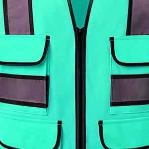 Vêtements de travail de sécurité haute visibilité personnalisés avec logo réfléchissant pour la construction industrielle, gilet de sécurité haute visibilité pour hommes - Product Image 5