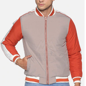 New Winter Style Solid Color Men <b>Slim</b> <b>Fit</b> Stand Collar Windproof High Quality Bomber <b>Jacket</b> Made in Pakistan - Product Image 1