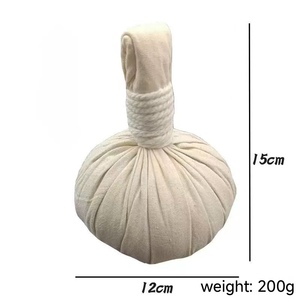 Boule de moxa d'absinthe en coton boule de <span class=keywords><strong>massage</strong></span> chauffante spa portable pour <span class=keywords><strong>massage</strong></span> relaxant boules de <span class=keywords><strong>massage</strong></span> thaïlandaises à base de plantes - Product Image 5