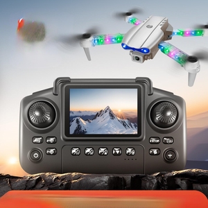 Cheap Hot E88 E99 Drone <b>Remote</b> <b>Control</b> With Screen 50X Zoom Headless Mode Dual Camera Flow Hover Novices Brushless Motor Drone - Product Image 2