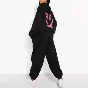 Nueva Moda de Primavera, conjunto de dos piezas para mujer, chaqueta de manga larga con cremallera y bloque de color, chándal ajustado - Product Image 1