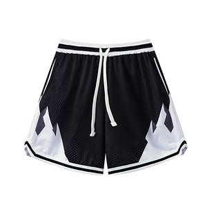 Wholesale 100% Polyester Mesh <b>Shorts</b> <b>for</b> Adults Sublimated <b>Knee</b> <b>Length</b> Beachwear/Sleepwear Quick Dry Mid Waist Solid Pattern - Product Image 6