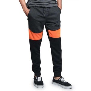 Joggers Block Color Men's Pants Trousers Custom OEM Logo Embroidery Men's High Quality Cotton Workout Casual <b>Elastic</b> <b>Waistband</b> - Product Image 5