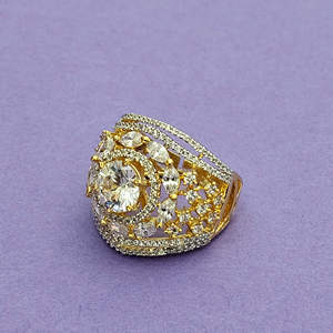Luxury Designer Classic <b>Ring</b> with 2 Tone Rhodium Mehndi Plating High Quality Fashion <b>Rings</b> - Product Image 1