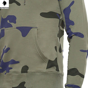 เสื้อฮู้ดผ้าคอตตอนหนาสำหรับผู้ชายผ้าคอตตอนเทอร์รี่มีฮู้ดผ้าปะติดที่กำหนดเองได้ - Product Image 3