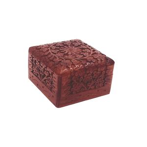 Joyero hecho a mano natural Estilos hechos a mano de madera Joyero de madera Diseño elegante de madera Burl - Product Image 5