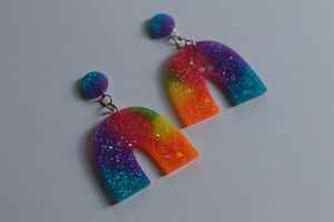 Fashion Jewelry Vintage Resin Earring Tassel Large Dangle Drop Beaded Resin Earring and Handmade Use <b>for</b> <b>Sale</b> - Product Image 4