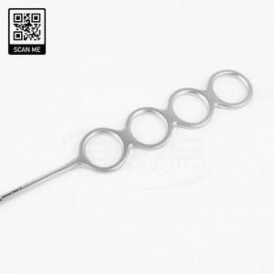 Ensemble d'instruments chirurgicaux en acier inoxydable allemand Draffin Bipod Stand Pair certifié CE ISO pour salle d'opération hospitalière, comprenant un écarteur buccal - Product Image 4