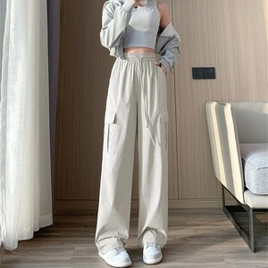 Nuevos pantalones de verano Premium para mujer, pantalones Cargo de entrenamiento de gran tamaño con diseño de múltiples bolsillos informales para mujer - Product Image 2