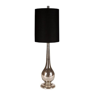 Lámpara de mesa de metal dorado martillado con pantalla blanca tipo tambor para iluminación decorativa del hogar y dormitorio, lámparas de mesa hechas a mano en oferta. - Product Image 6