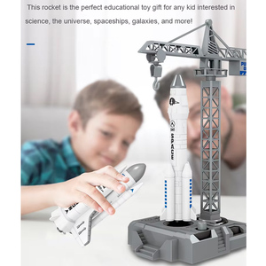 Space Shuttle giocattoli Astro Venture Set di astronave simulatore di astronave aereo da caccia modello di stelo veicolo spaziale per bambini - Product Image 5