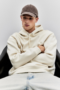 Sudadera con Capucha Clásica de Forro Polar para Hombre, Estilo Hip Hop Urbano, con Estampado Digital en el Cuello y Bolsillos, Invierno 2025 - Product Image 3