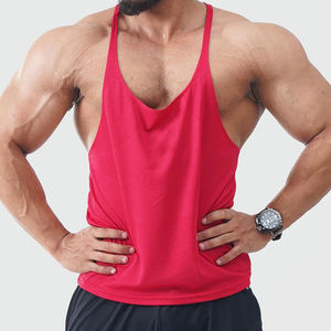 Camiseta deportiva de algodón para hombre con logotipo personalizado, Chaleco de entrenamiento de verano, ropa informal de viaje para fitness, calidad OEM - Product Image 1