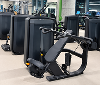 Équipement Commercial BN pour Presse à Épaules Assise, Appareil Ergonomique de Renforcement des Épaules avec Dossier, Matériel d'Entraînement des Épaules Multi-Scénarios pour Salle de Sport