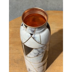 Attractive Design Enamel Coated Copper <b>Water</b> <b>Bottle</b> Custom Capacity for Ayurveda Healthy Copper <b>Bottle</b> Best Design - Product Image 6