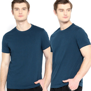 เสื้อยืดผู้ชายทันสมัยผ้าคอตตอนระบายอากาศได้ดีผ้าถักเบา100% ฟิตเนสไซส์ใหญ่แห้งเร็วพิมพ์ลายไม่ซ้ำใคร - Product Image 1