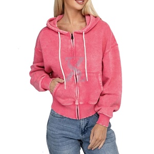 เสื้อฮู้ดมีซิปโอเวอร์ไซส์สำหรับผู้หญิงเสื้อมีฮู้ดผ้าฟลีซแบบสวมหัวมีฮู้ดโอเวอร์ไซส์สำหรับฤดูหนาว - Product Image 3