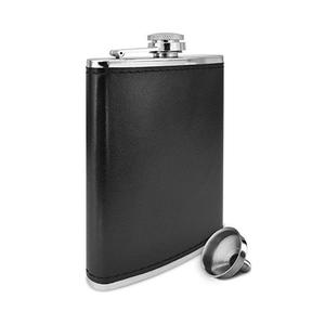 Flacon de hanche en acier inoxydable minimaliste et élégant Bouteille de poche étanche de qualité supérieure pour une boisson discrète - Product Image 3