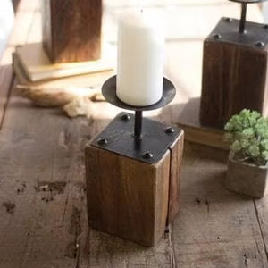 PORTE-BOUGIE PORTE-BOUGIE EN BOIS POUR LA Décoration DE LA MAISON Porte-bougie le plus vendu par Antique Creations - Product Image 1