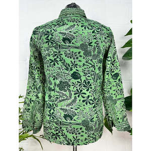 Men's Long Sleeve Stylish Dress <b>Shirt</b> Custom Fit Silk Blend Poplin Button Collar XL-Limited Edition Beach Overshirt - Product Image 6