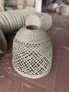Hot Deal on Luxurious Modern Design Soft Seagrass Lampshade Handcrafted in Vietnam with High Quality <b>Natural</b> Materials - Product Image 3