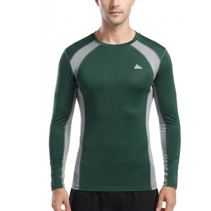 Top Trend <b>Men</b> Compression <b>Shirt</b> Athletic Sportswear Long Sleeve Quick Dry <b>Stretch</b> Fit Eco-Friendly Spandex/Polyester Workout - Product Image 1