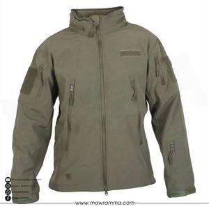 Chaqueta Softshell Unisex de Talla Grande Personalizada, Ropa Tecnológica de Invierno, Parche de Corazón Bordado, Impermeable, Cortavientos y Transpirable - Product Image 2