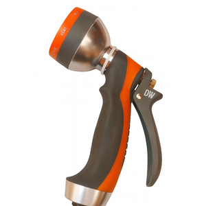 Pistolet à peinture électrique compatible Dahw SG08Cr Réf. 704592, en métal chromé, 8 modes de pulvérisation, buse de 1,3 mm, alimentation par gravité - Product Image 1