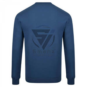 เสื้อสเวตเตอร์ฮิปฮอปแบบสวมหัว คอวี ผ้าฝ้ายแท้ 100% สำหรับฤดูใบไม้ผลิ ผลิตตามแบบ OEM  บุขนด้านใน ดีไซน์เรียบง่าย - Product Image 3