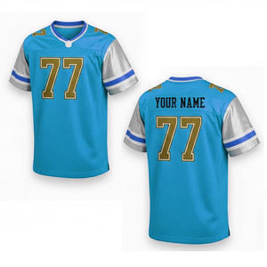 Maillot de football américain en polyester avec logo imprimé, vente en gros, dernier design, maillot de football américain unisexe - Product Image 1