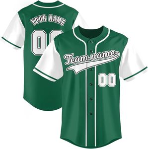 Jersey de béisbol con botones y degradado personalizado para hombres y mujeres, camiseta de entrenamiento para jóvenes con logotipo de número de nombre impreso cosido incluido - Product Image 3