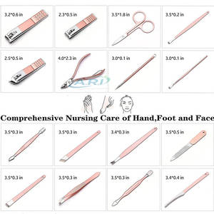 Kit de soin des ongles, ensemble d'outils de manucure professionnels, kit complet d'outils de manucure, soin des ongles pour la maison et le salon - Product Image 5