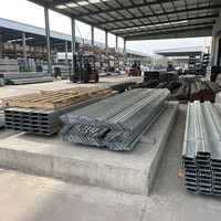 Fournisseur chinois de profilés en acier au carbone en forme de C, galvanisés, en Galvalume, en métal noir, de taille personnalisée, conformes aux normes ASTM A36 S275jr G550