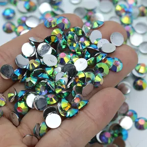 XULIN 100Kinds Color 2mm 3mm 4mm 5mm 6mm Crystal Stones Flatback Resin Rhinestone Wholesale For Diy Crafts