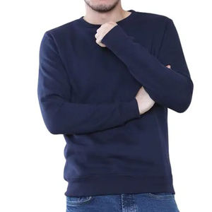 Sweat-shirt décontracté à col rond pour homme / Vente en gros à prix avantageux avec logo personnalisé, manches longues, design 2026 - Product Image 5