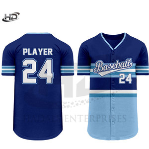 ชุดเบสบอลโลโก้ที่กําหนดเองแห้งเร็วชุดเบสบอลขนาดบวกโพลีเอสเตอร์ทําชุดเบสบอล - Product Image 4