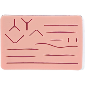 Étudiant en enseignement médical Pratique chirurgicale Plaies prédécoupées 3 couches Modèles de peau en silicone durables pour la formation des coussinets de suture - Product Image 3