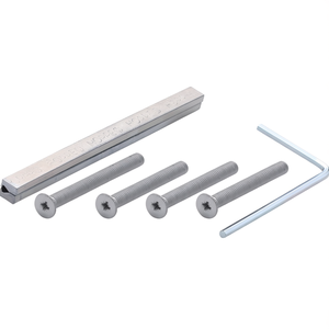 HOPPE 8mm-67mm <b>Galvanized</b> Mounting Set for Door Handle Covers Model 12118382 - Product Image 2
