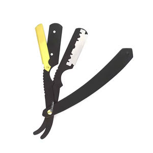 Navajas de Afeitar para Hombre, de Acero Inoxidable Chapado en Oro, para Barbería y Cuidado Personal - Product Image 3