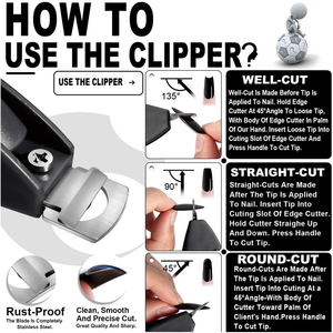 เคล็ดลับเท็จเครื่องตัดขอบ Clipper สีสันสแตนเลสเล็บจิ้มเล็บเครื่องมือสแตนเลสเล็บอะคริลิคเคล็ดลับ Clipper เครื่องตัด - Product Image 4