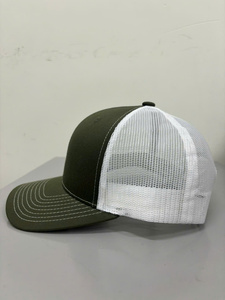 Sombreros de camionero verdes ajustables de alta calidad, gorras de camionero en blanco personalizadas estilo OEM logotipo personalizado de marca en Vietnam - Product Image 2