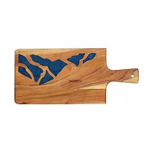 Planche à découper en bois de grain fin de qualité supérieure, fabriquée à partir de bois dur comme le noyer ou l'érable, offre une surface adaptée aux couteaux et auto-réparante - Product Image 4