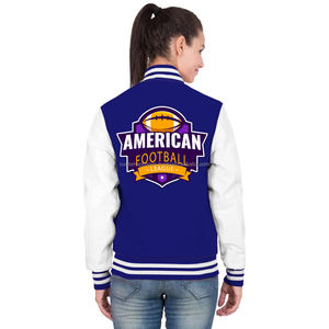 Veste universitaire en coton pour femmes de qualité supérieure doublée matelassée respirante teinte broderie à la mode - Product Image 4