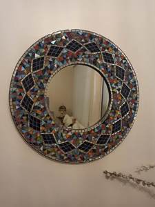 Forme personnalisable de modèle de miroir-tapis de mosaïque colorée de conception moderne pour l'usage décoratif - Product Image 5